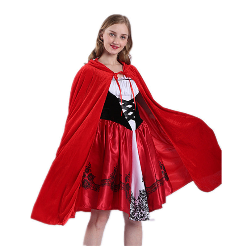 New Halloween Fairy Tales Little Red Riding Hood Playing Uniform Castle Queen cosplay Party Costumes Wholesale