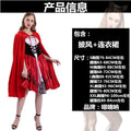 New Halloween Fairy Tales Little Red Riding Hood Playing Uniform Castle Queen cosplay Party Costumes Wholesale