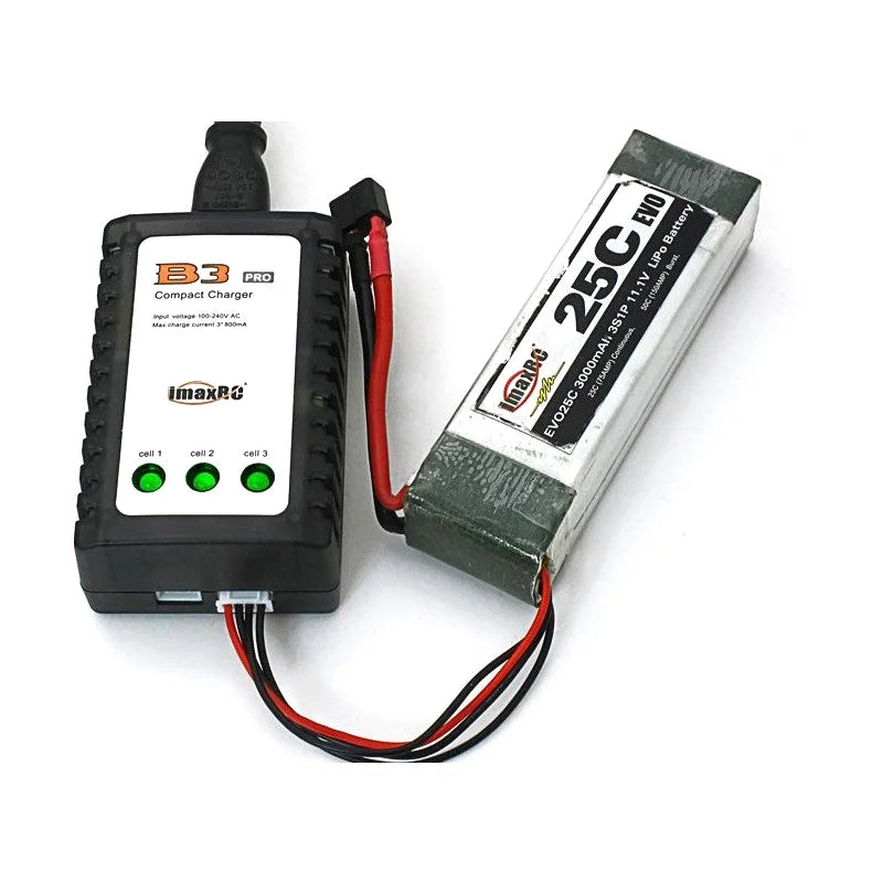 Caricatore compatto per batteria Lipo IMAX B3 PRO 7.4V 11.1V 2S 3S 110-240V Caricatore per alimentatore Lipo Spina europea per parti di elicotteri RC