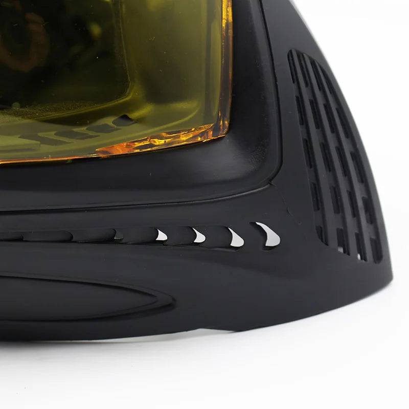 Maschera tattica a pieno facciale F1 con maschera tattica antiappannamento di sicurezza Paintball a strato singolo attrezzatura tattica Airsoft F0022