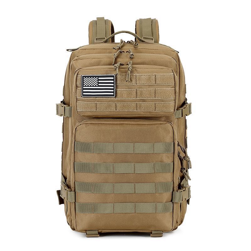 Cross-Border Outdoor Large-Capacity Backpack Multi-Functional 3P Tactical Backpack Camping Outdoor Mountaineering Bag Wear-Resistant