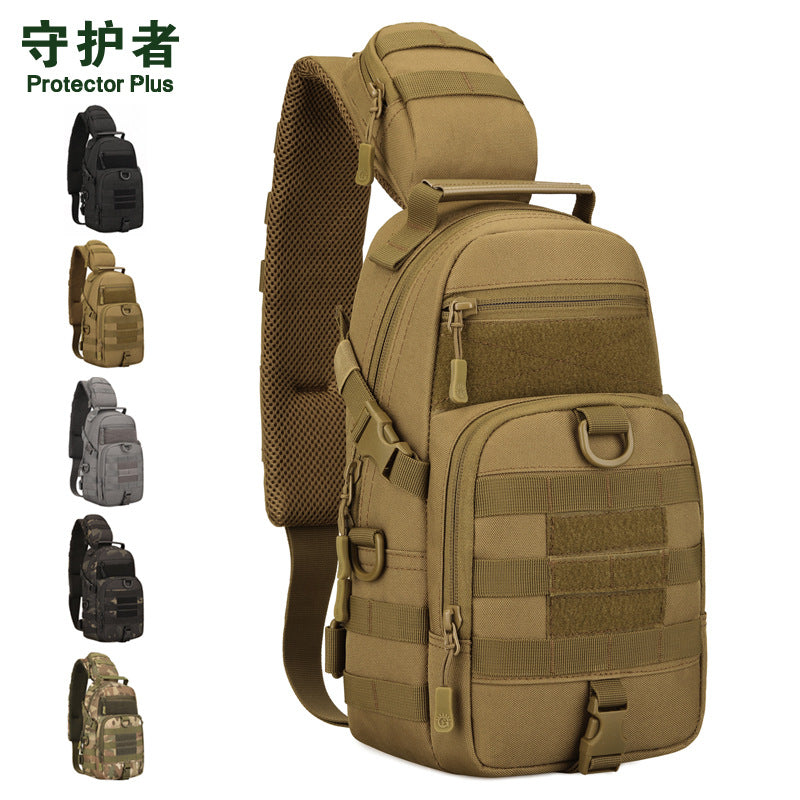 Guardian Tactical Chest Bag Men's Outdoor Crossbody Bag Men's Large Capacity Sports and Leisure Camouflage Shoulder Backpack Men's