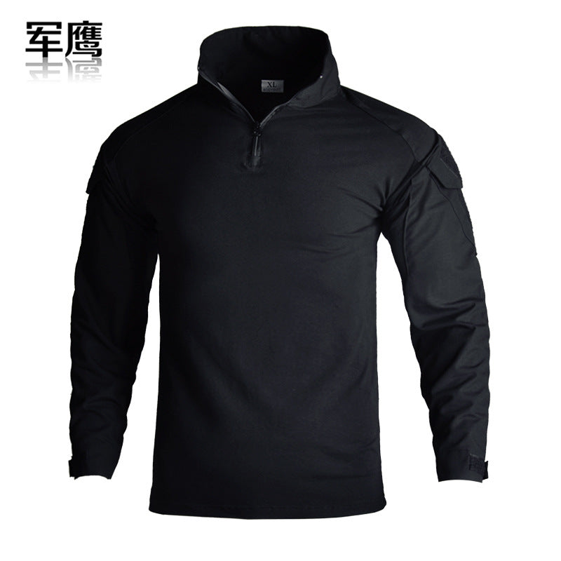 Cross-Border G2 Frog Suit Long-Sleeved Outdoor Camouflage Top Military Tactical T-Shirt Training Wear-Resistant Breathable Elastic Sweat-Absorbent
