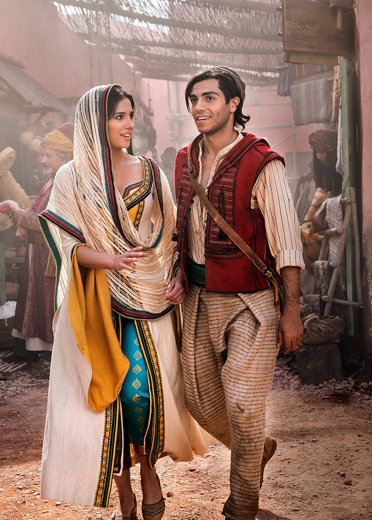 Real-life Aladdin's magic lamp cos suit Jia Fang's revenge Aladdin's prince performance suit cosplay playing suit