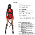 Japanese Ninja Costume Female Samurai Uniform Dragon Japanese Ninja Uniform Halloween Costume Game Uniform Cosplay Cos