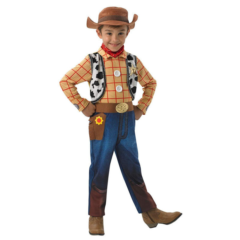 Halloween Cartoon Toy Story Buster Lightyear Woody Tris Costume Performance Stage Performance Costume