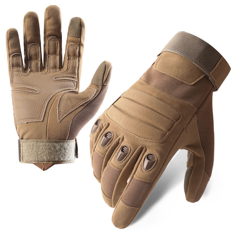 Tactical Gloves Men's Outdoor Full Finger Tactical Protective Sports Training Outdoor Military Fans Riding Tactical Gloves Sports