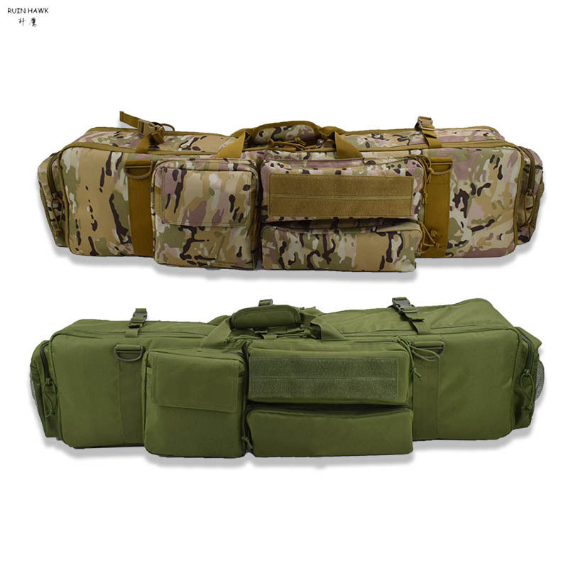 Temu's Best-Selling Amazon Popular Tactical M249 Gun Bag Outdoor Loading and Carrying Fishing Gear Bag Multi-Functional Fishing Bag