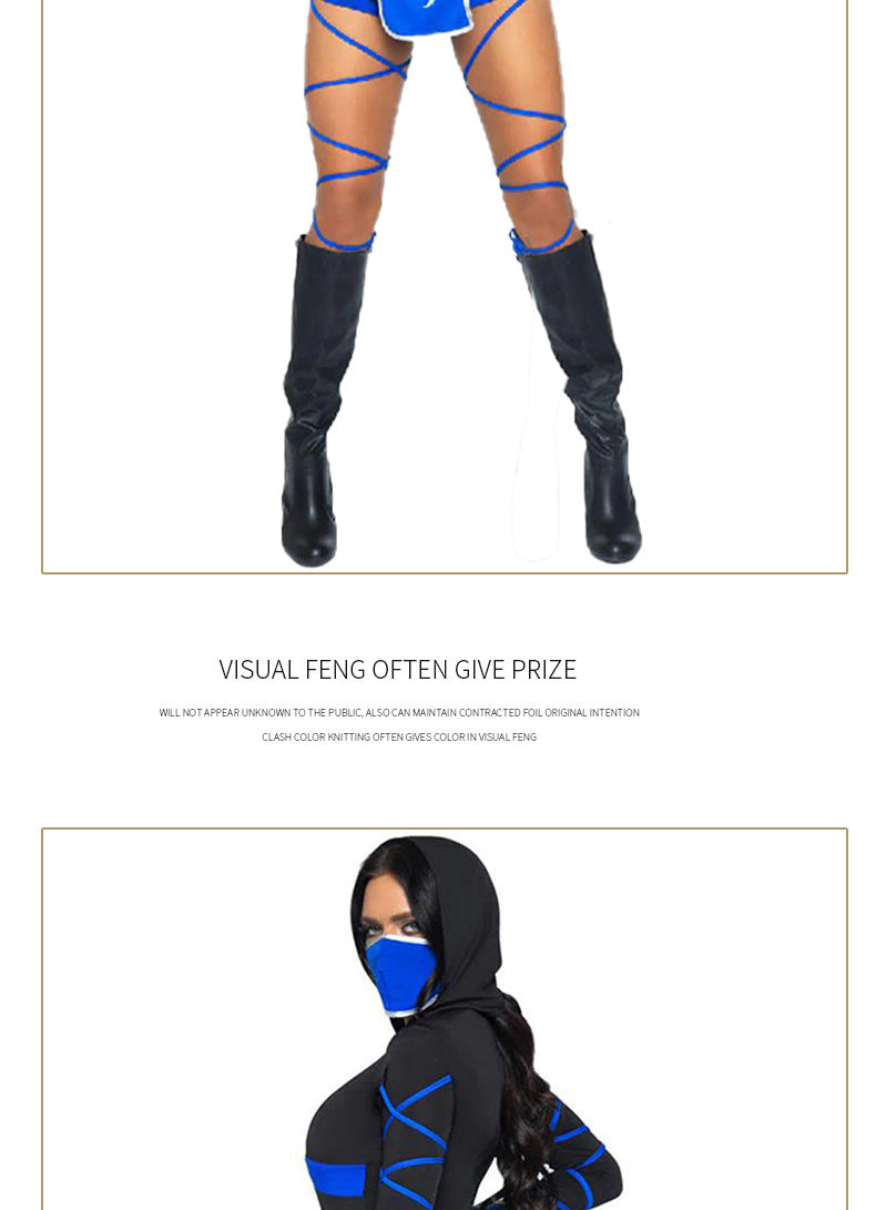 Japanese Ninja Costume Female Samurai Uniform Dragon Japanese Ninja Uniform Halloween Costume Game Uniform Cosplay Cos