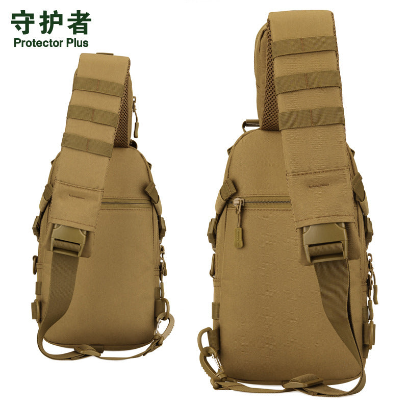 Guardian Tactical Chest Bag Men's Outdoor Crossbody Bag Men's Large Capacity Sports and Leisure Camouflage Shoulder Backpack Men's