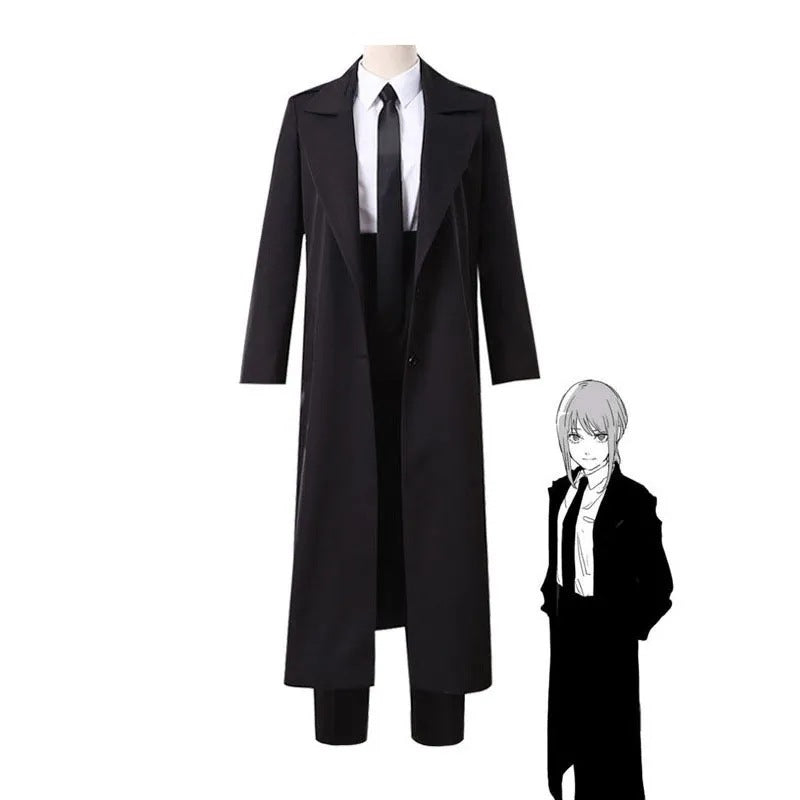 Chainsaw Man Marchma cos Suit Chain Saw Man Long Trench Coat Devil Hunter Pava cosplay Anime Suit Suit