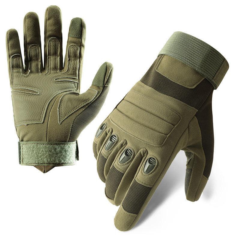 Tactical Gloves Men's Outdoor Full Finger Tactical Protective Sports Training Outdoor Military Fans Riding Tactical Gloves Sports