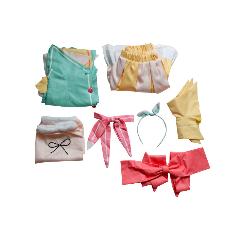 World Project Cosplay Costume Colorful Stage Feat. Kusanagi Nene 2D Game Cosplay Anime Clothing