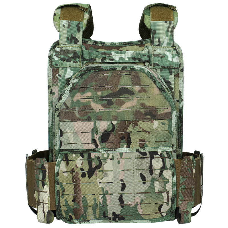 Cross-Border Tactical Vest, Outdoor Quick-Release Vest, Multi-Functional Field Military Fan Clothing, Wear-Resistant, Breathable Training Clothing in Stock