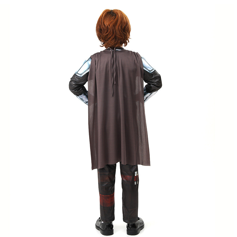 Cross Border Galaxy Bounty Hunter Mandalorian Child Play Costume Halloween Festive Party Show Costume