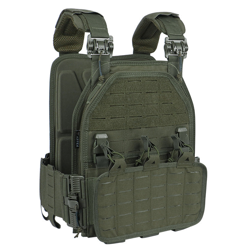Cross-Border Tactical Vest, Outdoor Quick-Release Vest, Multi-Functional Field Military Fan Clothing, Wear-Resistant, Breathable Training Clothing in Stock