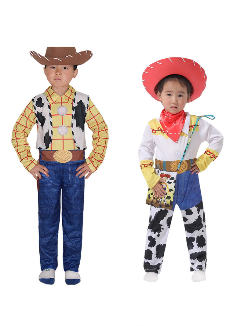 Halloween Cartoon Toy Story Buster Lightyear Woody Tris Costume Performance Stage Performance Costume
