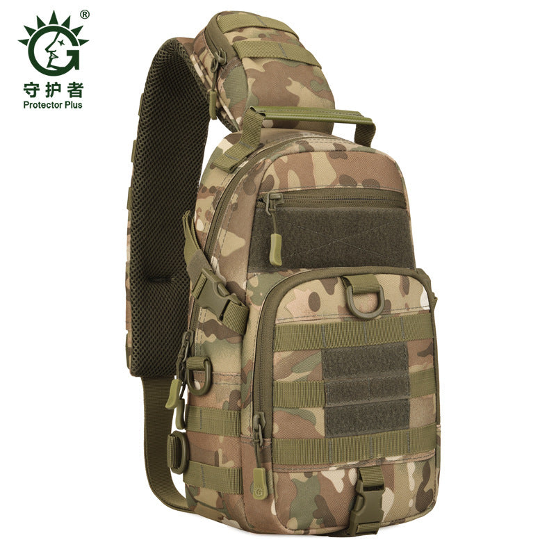 Guardian Tactical Chest Bag Men's Outdoor Crossbody Bag Men's Large Capacity Sports and Leisure Camouflage Shoulder Backpack Men's