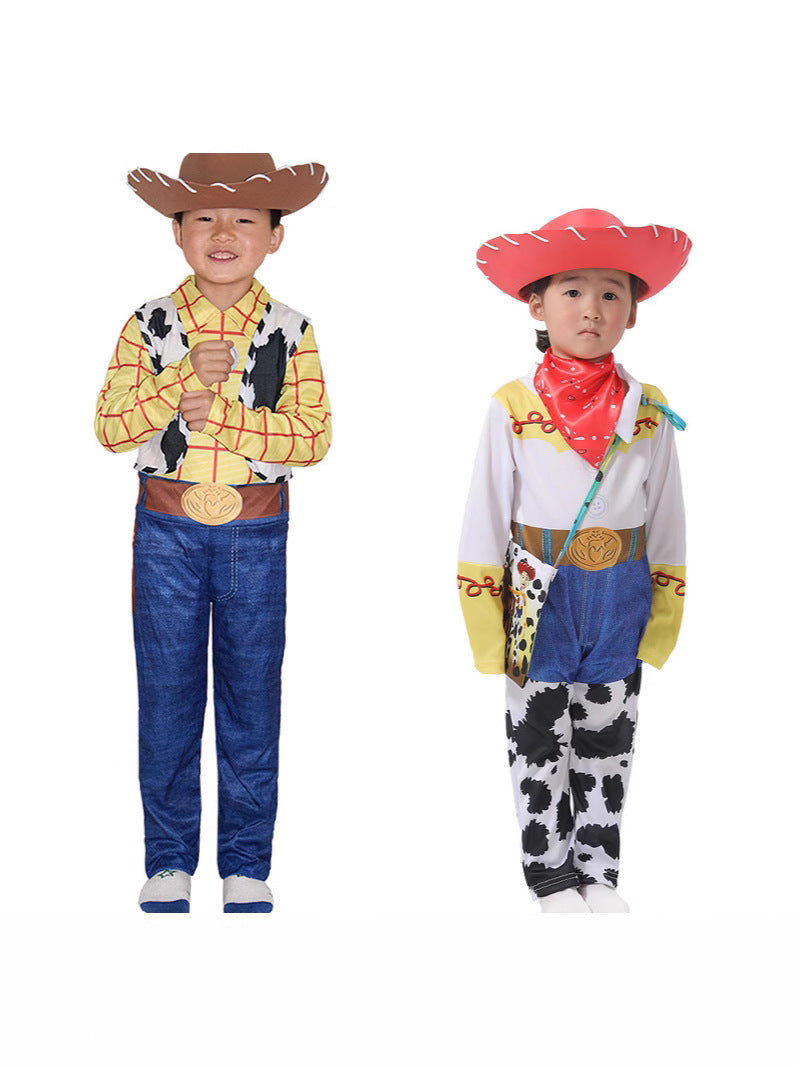 Halloween Cartoon Toy Story Buster Lightyear Woody Tris Costume Performance Stage Performance Costume