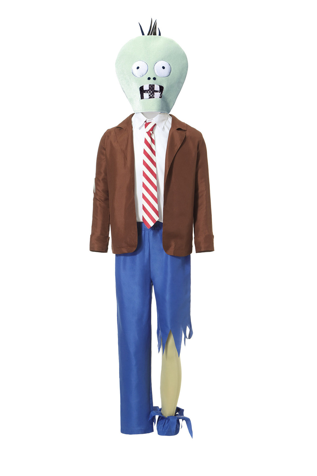 2025 New Halloween Zombie Cosplay Costume Plants Vs. Zombies Funny Stage Performance Costume Set