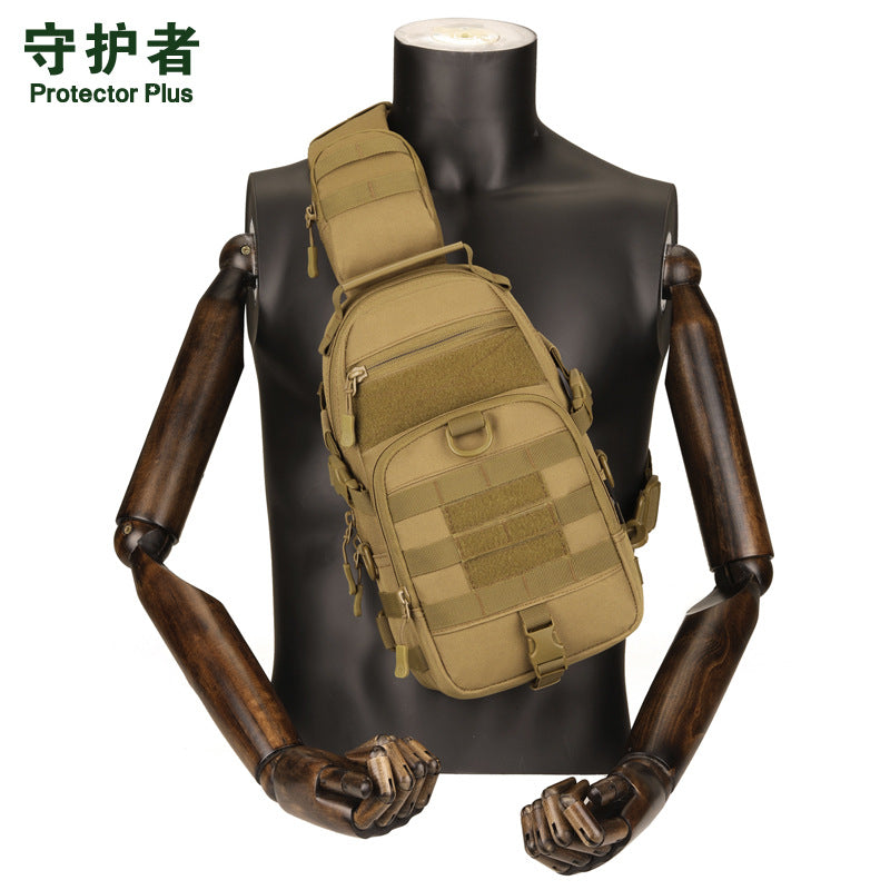 Guardian Tactical Chest Bag Men's Outdoor Crossbody Bag Men's Large Capacity Sports and Leisure Camouflage Shoulder Backpack Men's