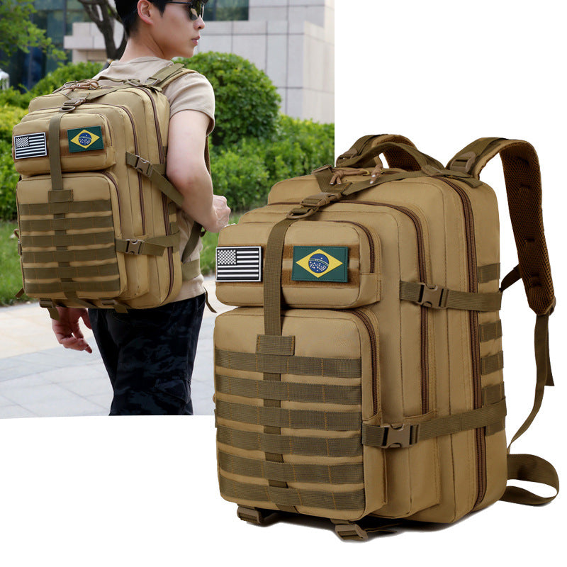 2025 Export New Backpack Travel Bag Tactical Large Capacity Oxford Cloth Backpack Men's Waterproof Outdoor