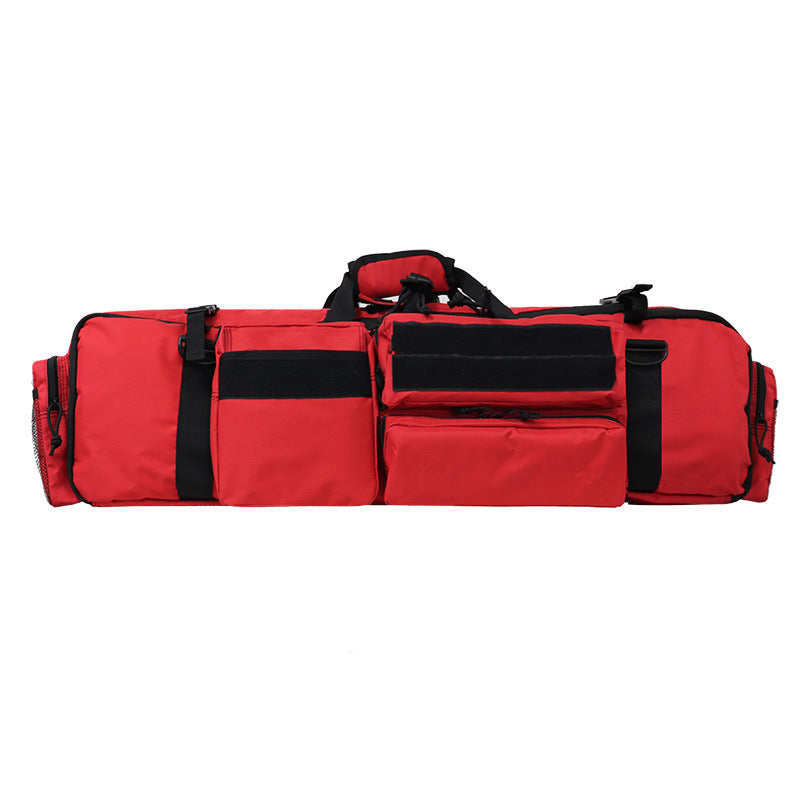 Temu's Best-Selling Amazon Popular Tactical M249 Gun Bag Outdoor Loading and Carrying Fishing Gear Bag Multi-Functional Fishing Bag
