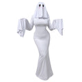 Ghost Niang cos Suit Lady Apricot Same Cute Ghost dress Female cosplay Halloween Stage Play Suit