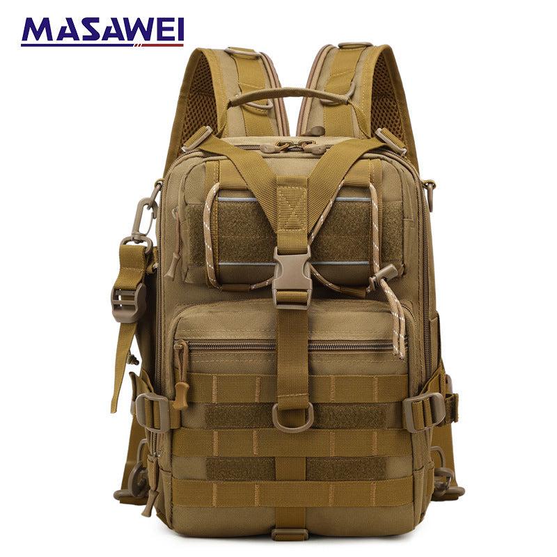 Amazon Large Capacity Tactical Backpack Multifunctional Men's Waterproof Crossbody Bag Outdoor Travel Backpack Wholesale