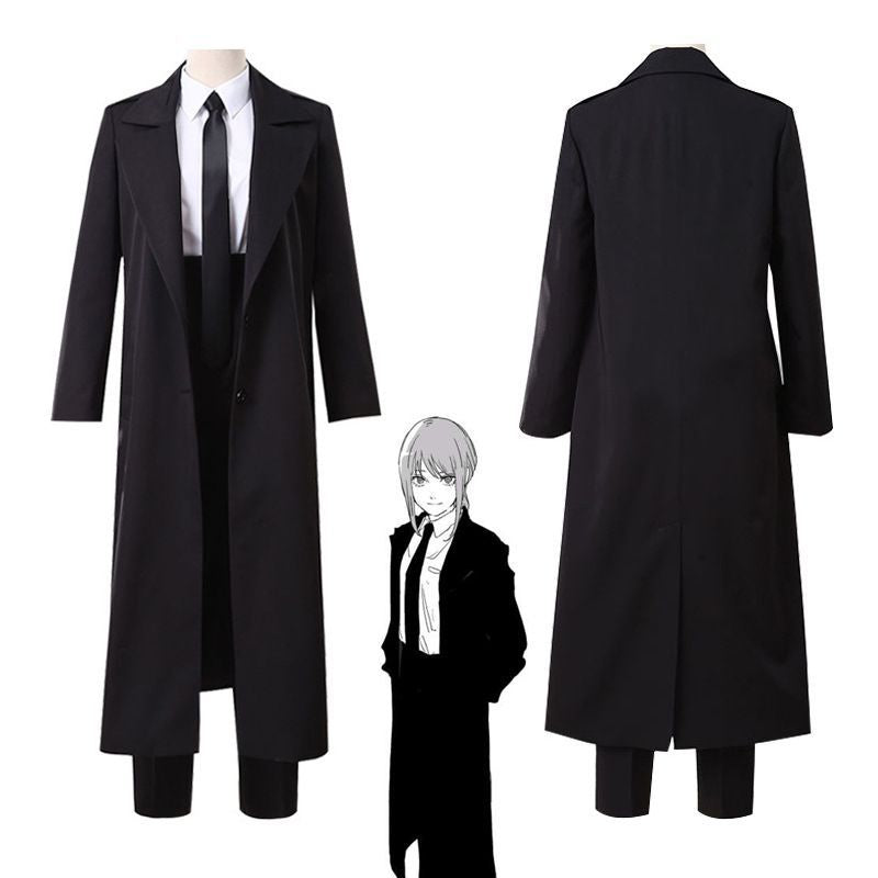 Chainsaw Man Marchma cos Suit Chain Saw Man Long Trench Coat Devil Hunter Pava cosplay Anime Suit Suit