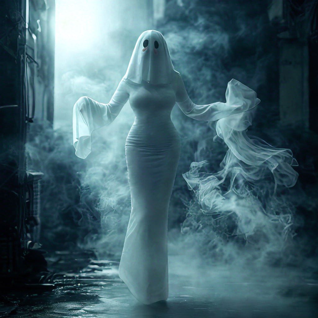 Ghost Niang cos Suit Lady Apricot Same Cute Ghost dress Female cosplay Halloween Stage Play Suit