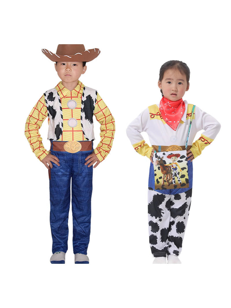 Halloween Cartoon Toy Story Buster Lightyear Woody Tris Costume Performance Stage Performance Costume