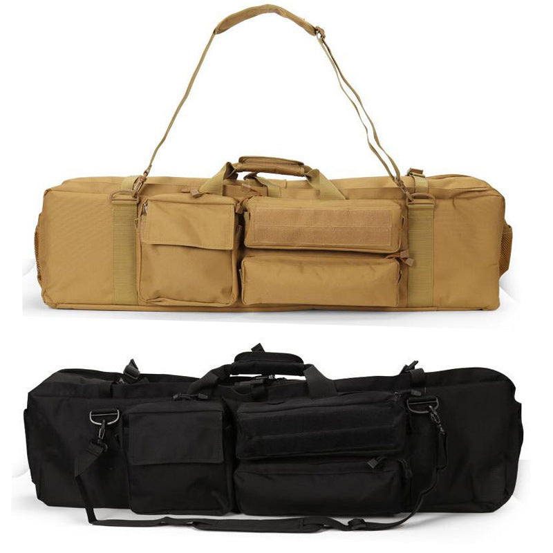 Temu's Best-Selling Amazon Popular Tactical M249 Gun Bag Outdoor Loading and Carrying Fishing Gear Bag Multi-Functional Fishing Bag