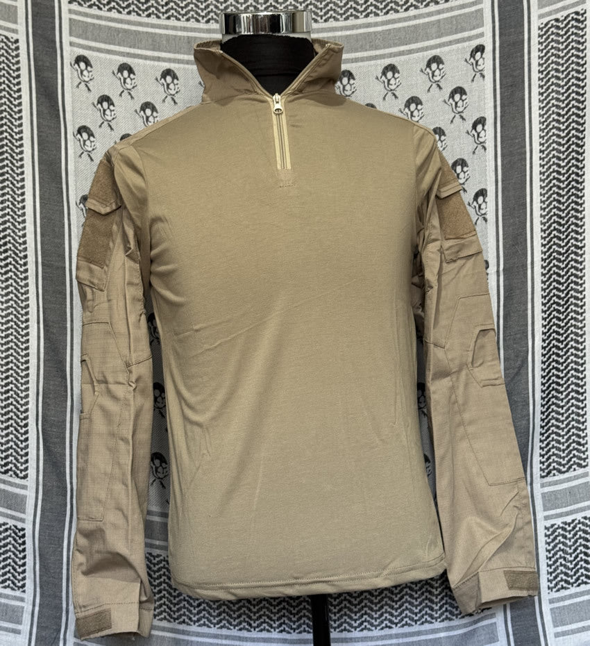 Cross-Border G2 Frog Suit Long-Sleeved Outdoor Camouflage Top Military Tactical T-Shirt Training Wear-Resistant Breathable Elastic Sweat-Absorbent