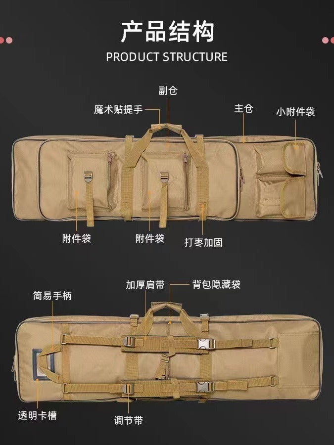 2024 Hot Style Tactical Backpack Letter Bag Outdoor Military Fan Portable Fishing Gear Bag