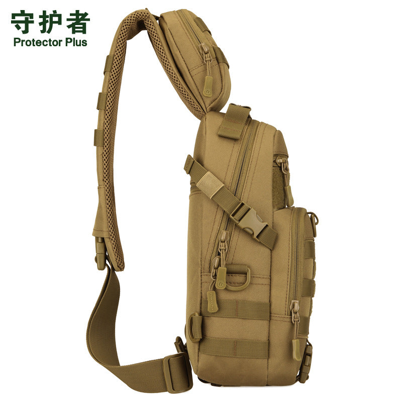 Guardian Tactical Chest Bag Men's Outdoor Crossbody Bag Men's Large Capacity Sports and Leisure Camouflage Shoulder Backpack Men's