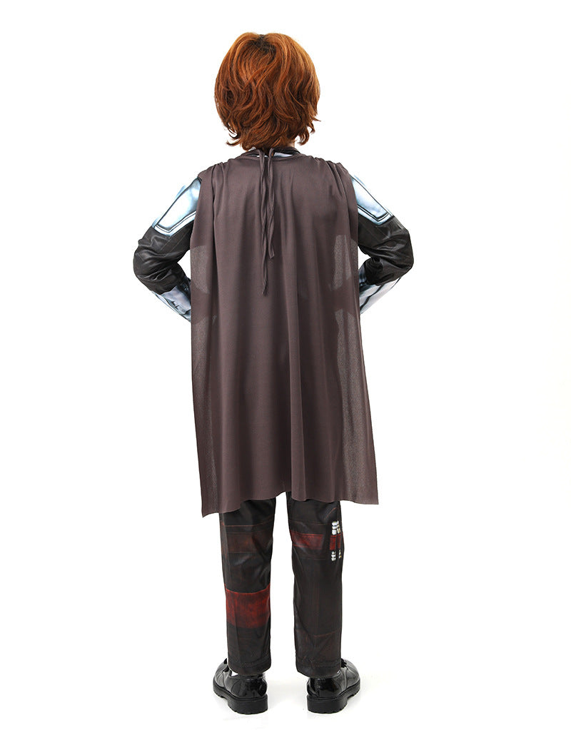 Cross Border Galaxy Bounty Hunter Mandalorian Child Play Costume Halloween Festive Party Show Costume