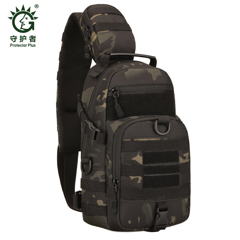 Guardian Tactical Chest Bag Men's Outdoor Crossbody Bag Men's Large Capacity Sports and Leisure Camouflage Shoulder Backpack Men's