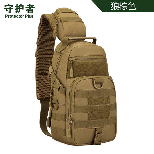 Guardian Tactical Chest Bag Men's Outdoor Crossbody Bag Men's Large Capacity Sports and Leisure Camouflage Shoulder Backpack Men's