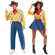 Halloween New Toy Story Cos Shepherdess Pink Long Dress Shepherdess Cos Performance Costume