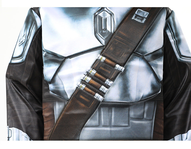 Cross Border Galaxy Bounty Hunter Mandalorian Child Play Costume Halloween Festive Party Show Costume