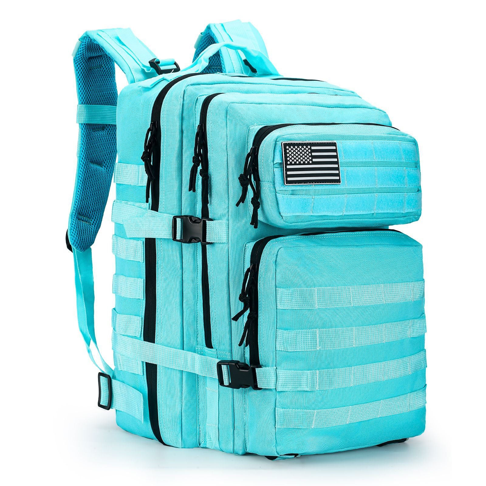 Cross-Border Outdoor Large-Capacity Backpack Multi-Functional 3P Tactical Backpack Camping Outdoor Mountaineering Bag Wear-Resistant