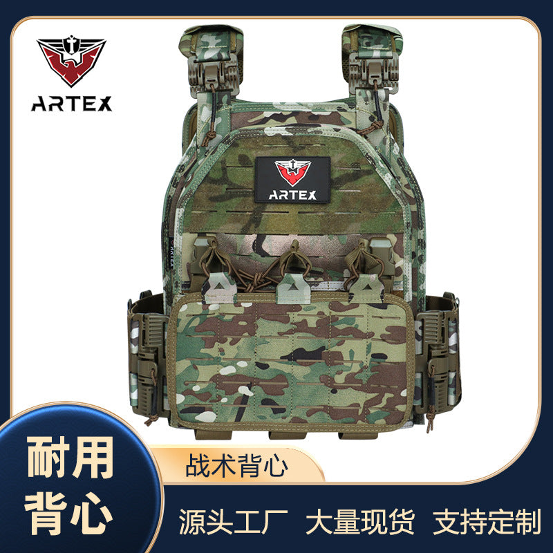 Cross-Border Tactical Vest, Outdoor Quick-Release Vest, Multi-Functional Field Military Fan Clothing, Wear-Resistant, Breathable Training Clothing in Stock