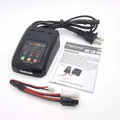 C3S25 25W/3A Mini caricatore dell'equilibrio di ricarica spina ue/usa per RC 7.4V-11.1V 2-3s Lipo NiMh caricabatteria da auto giocattolo con telecomando a batteria