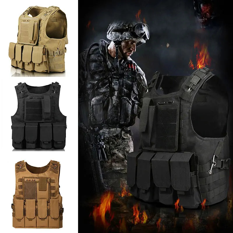 Gilet tattico CS Gioco Airsoft Assault Molle Gilet Attrezzatura Abbigliamento outdoor Caccia Gilet mimetico Gilet di sicurezza da combattimento