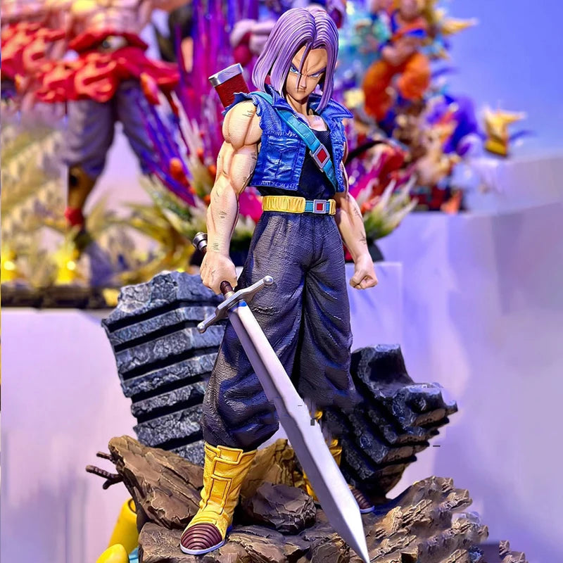 28cm Anime Dragon Ball Z Future Trunks Figure Trunks Action Figures PVC Statue Collection Model Toys for Children Gifts
