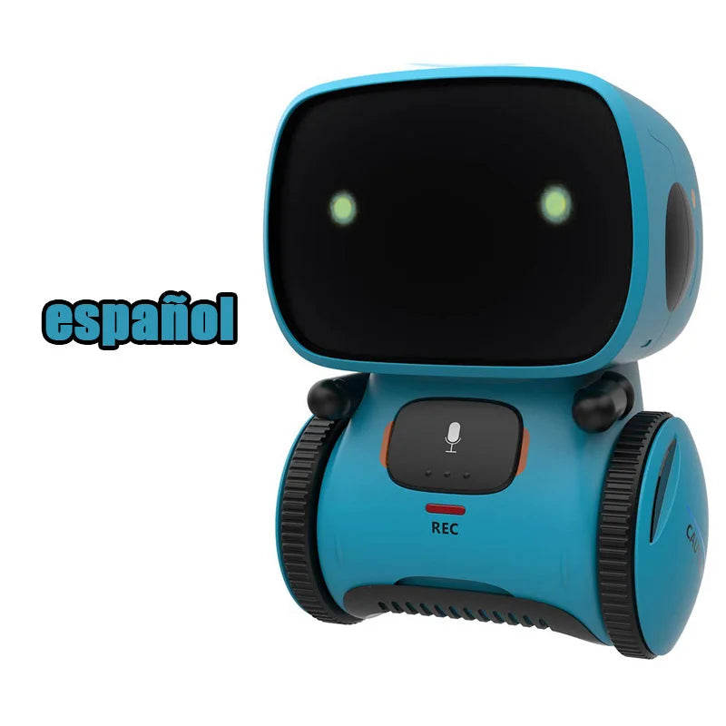 Robot giocattolo Robot intelligenti Versione russa, inglese e spagnola Giocattoli con controllo vocale e touch Robot RC educativo interattivo