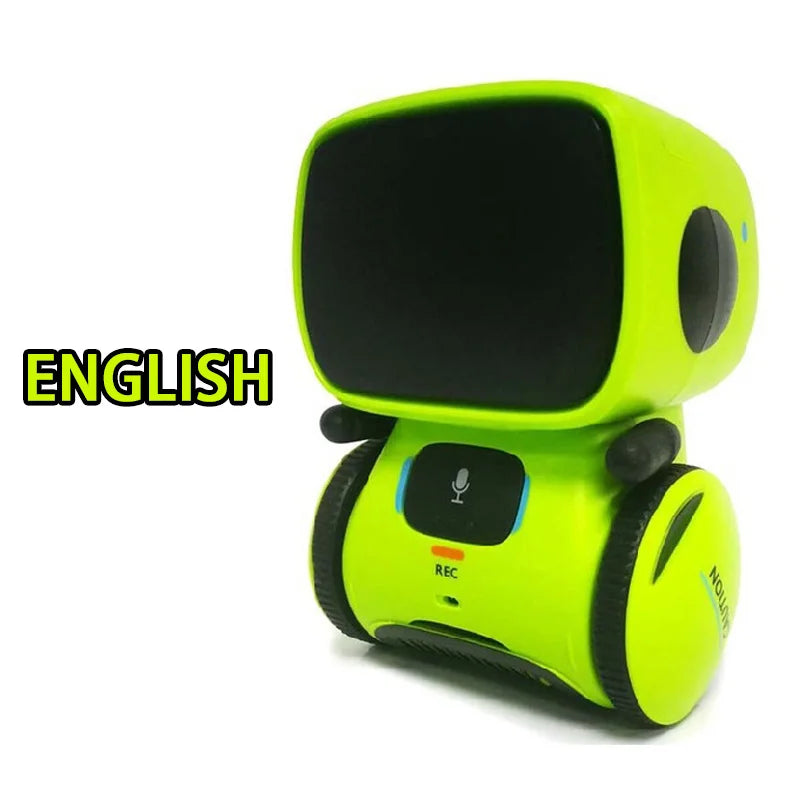 Robot giocattolo Robot intelligenti Versione russa, inglese e spagnola Giocattoli con controllo vocale e touch Robot RC educativo interattivo