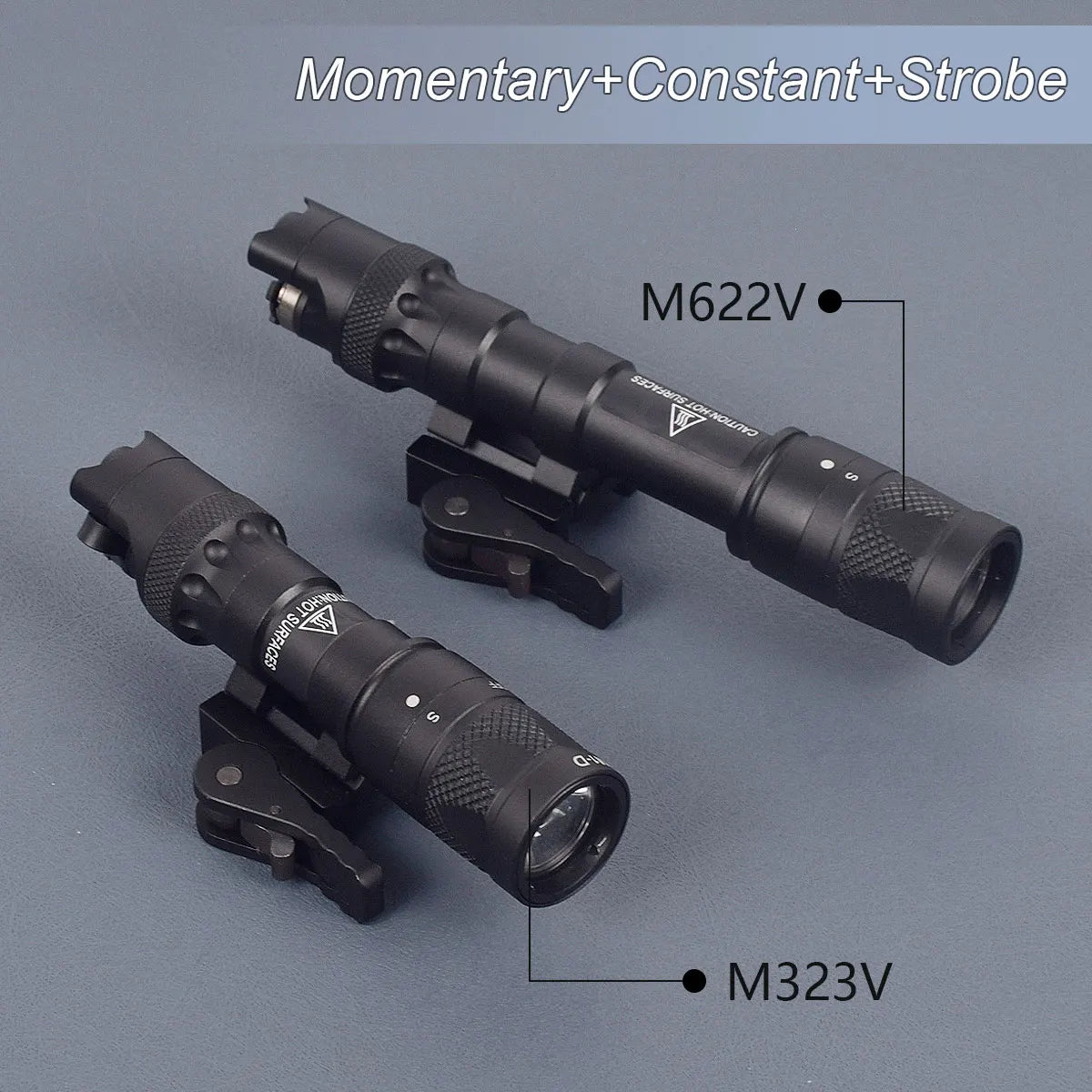 Torcia SureFire M300 M600 M340 M640DF M600DF M323V M622V in Metallo ad Alta Potenza, Lampada LED in Lega di Alluminio con Luce IR e Strobo