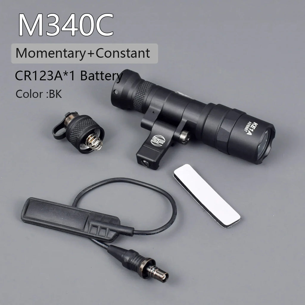 Torcia SureFire M300 M600 M340 M640DF M600DF M323V M622V in Metallo ad Alta Potenza, Lampada LED in Lega di Alluminio con Luce IR e Strobo